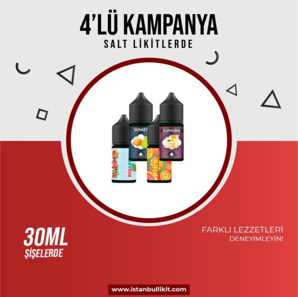 30 ml 4'lü Paket - SALT VERSİYON