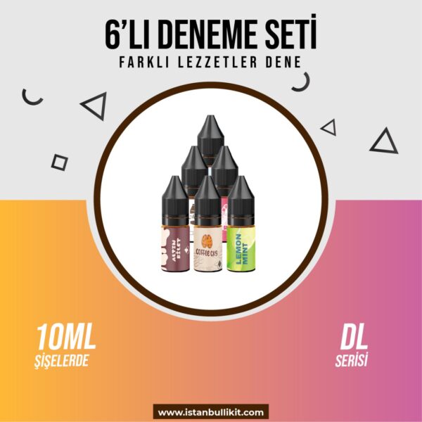 6 Adet 10 ML Deneme Paketi